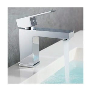 Torneira para Banheiro Misturador Monocomando Luxo - Cromada