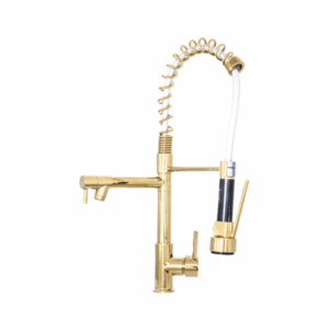 TORNEIRA MONOCOMANDO COZINHA GOURMET BAIXA DOURADO